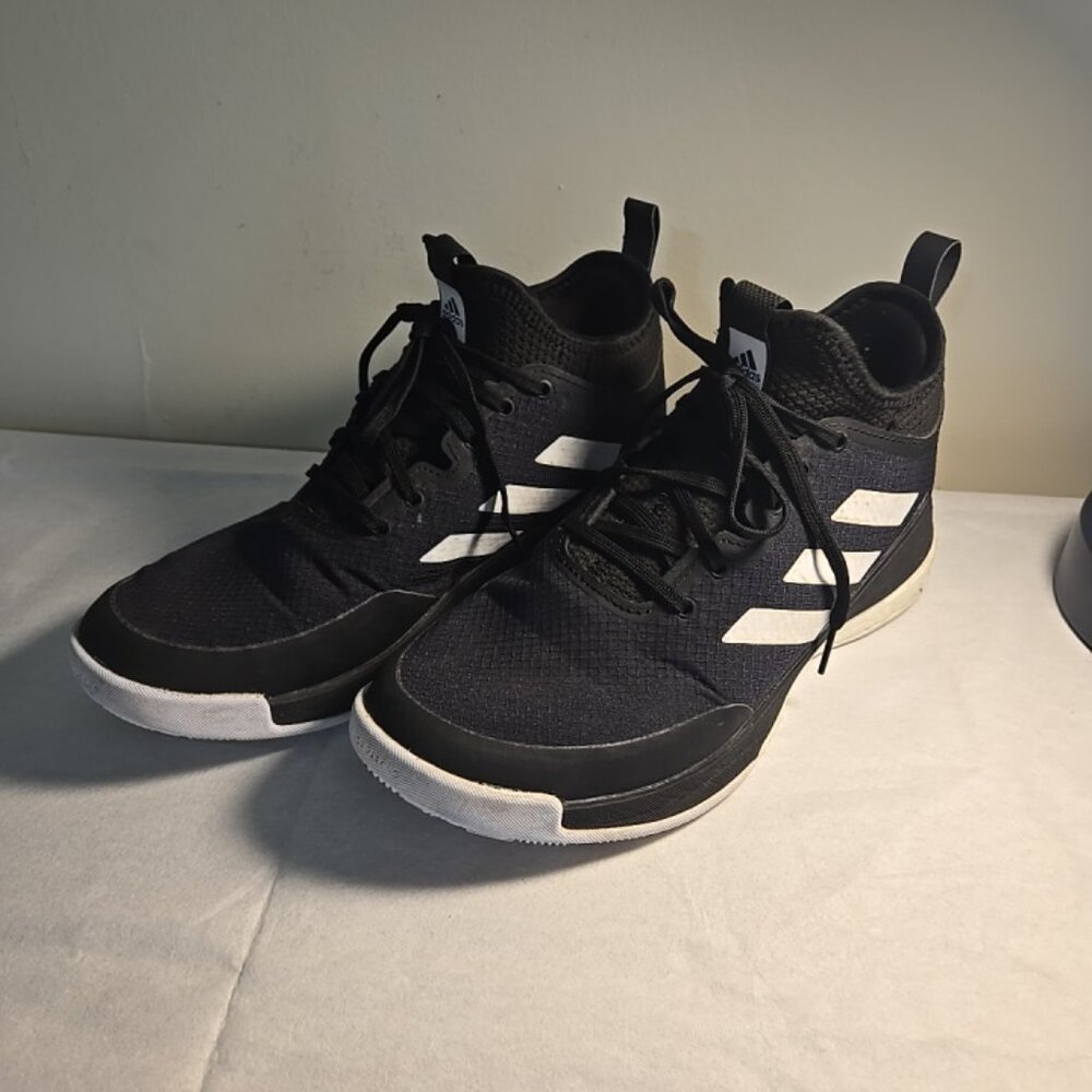Womens Adidas Crazyflight Mid Volleyball Shoes Size 8.5 Black & White